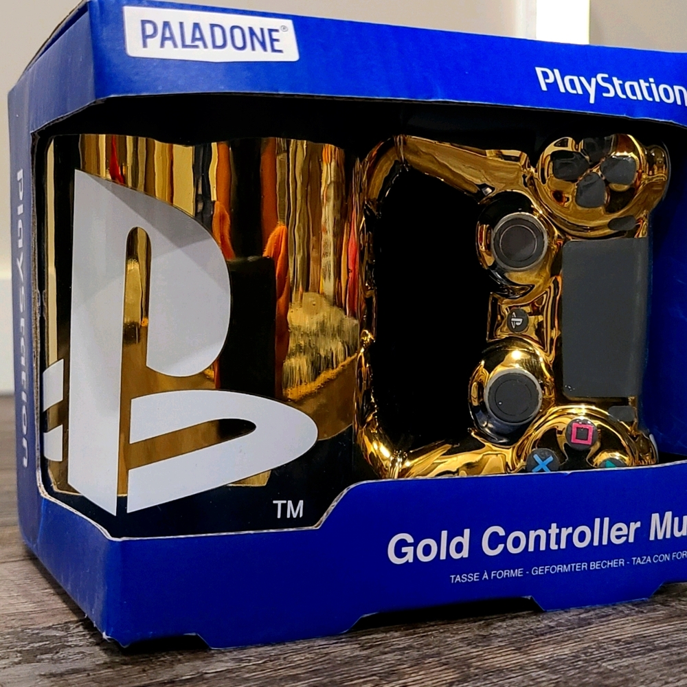Playstation Gold Controller Mug